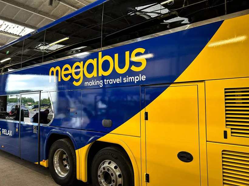 Megabus coach wrap
