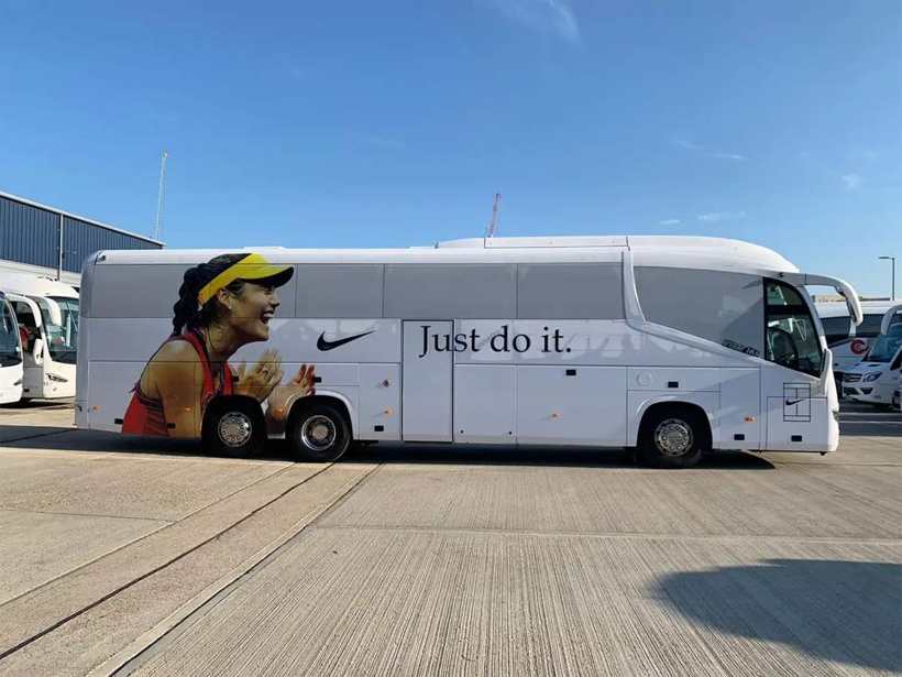 Nike branded coach wrap