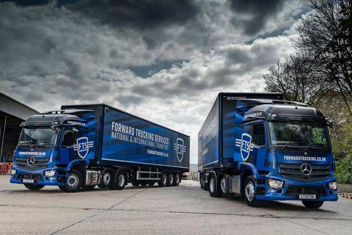 FTS lorry fleet wraps