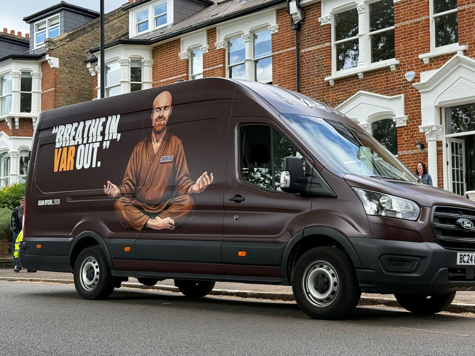 Snickers campaign van wrap