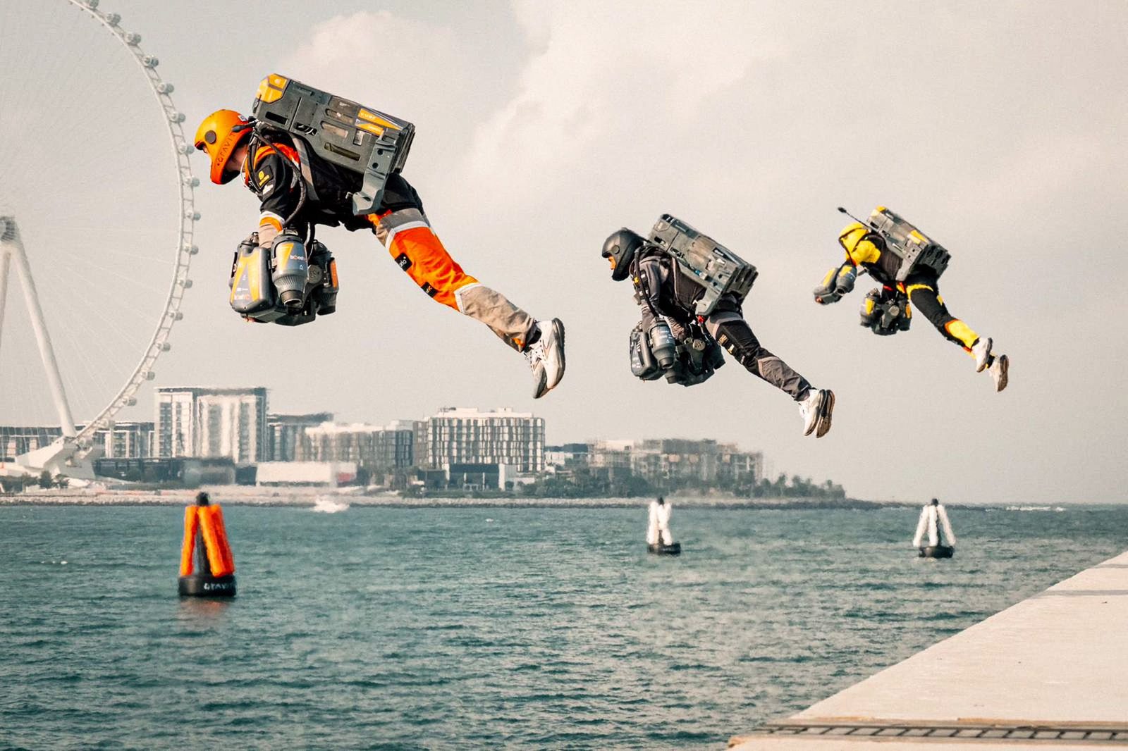 Gravity Industries jet suits wrapped by Wrap Cube