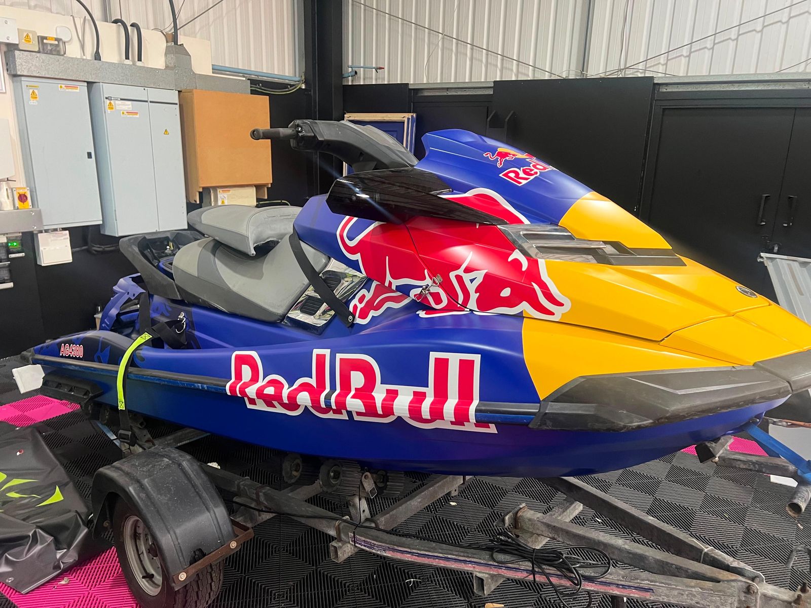 Red Bull jet ski wrap