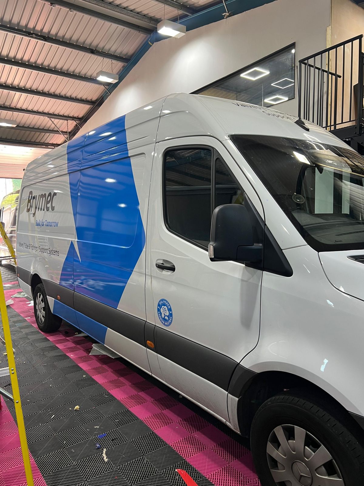 Brymec Mercedes Sprinter van livery