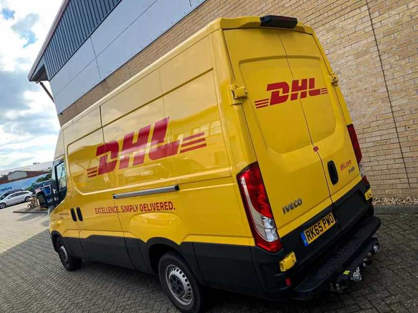 DHL van livery