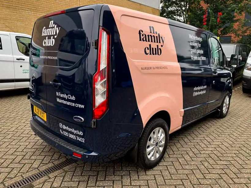 N Family Club van wrap