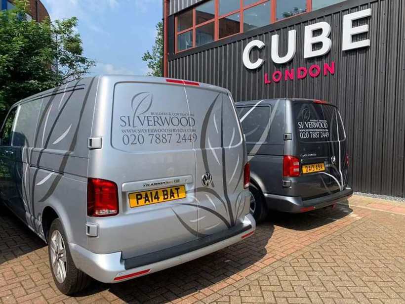 Silverwood van sign writing