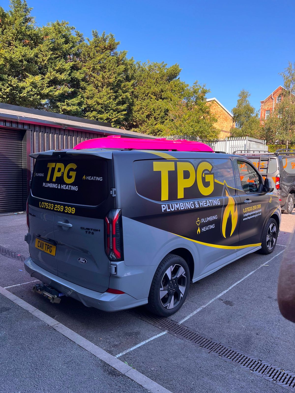 TPG Plumbing and Heating van wrap