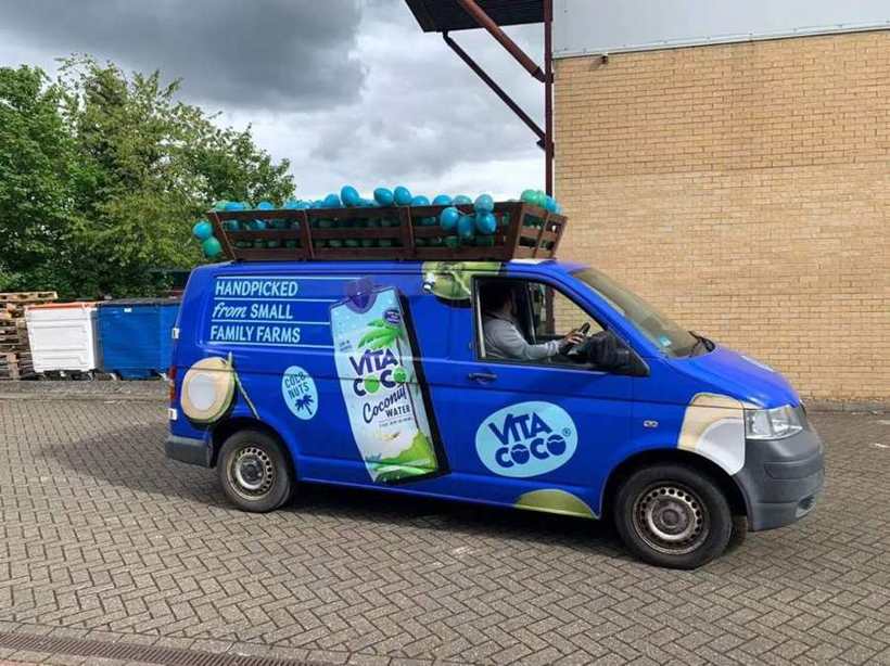 Vita Coco vehicle wrap